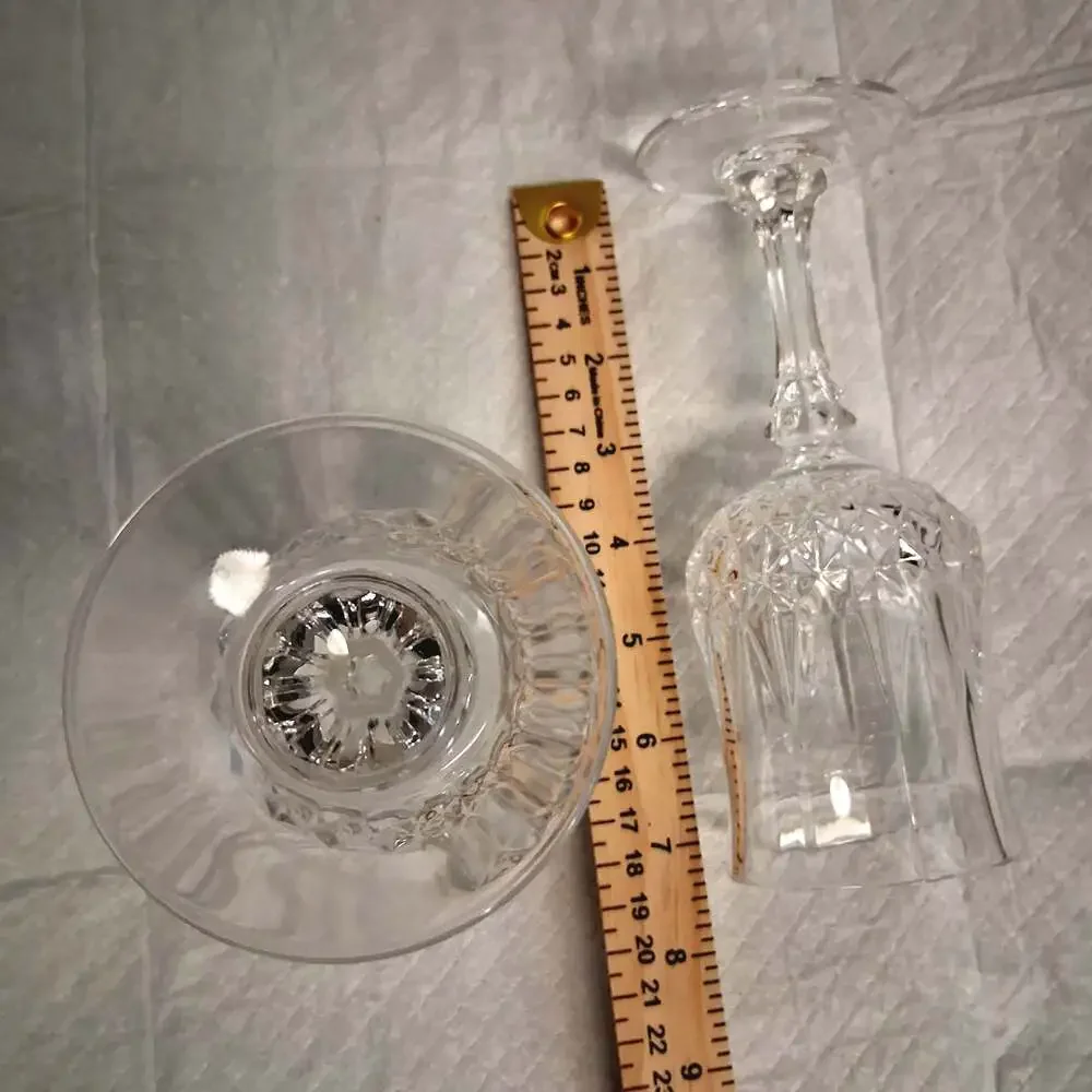 Cristal D'Arques Longchamp Clear Crystal Wine Glass Set of 2